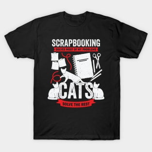 Scrapbooking Scrapbook Scrapbooker Cat Lover Gift T-Shirt